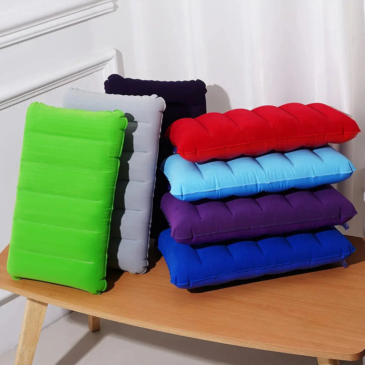 Compact Air Pillow with Quick-Inflation Valve for Camping and Travel | Compact Inflatable Camping Air Pillow | Travel Pillows