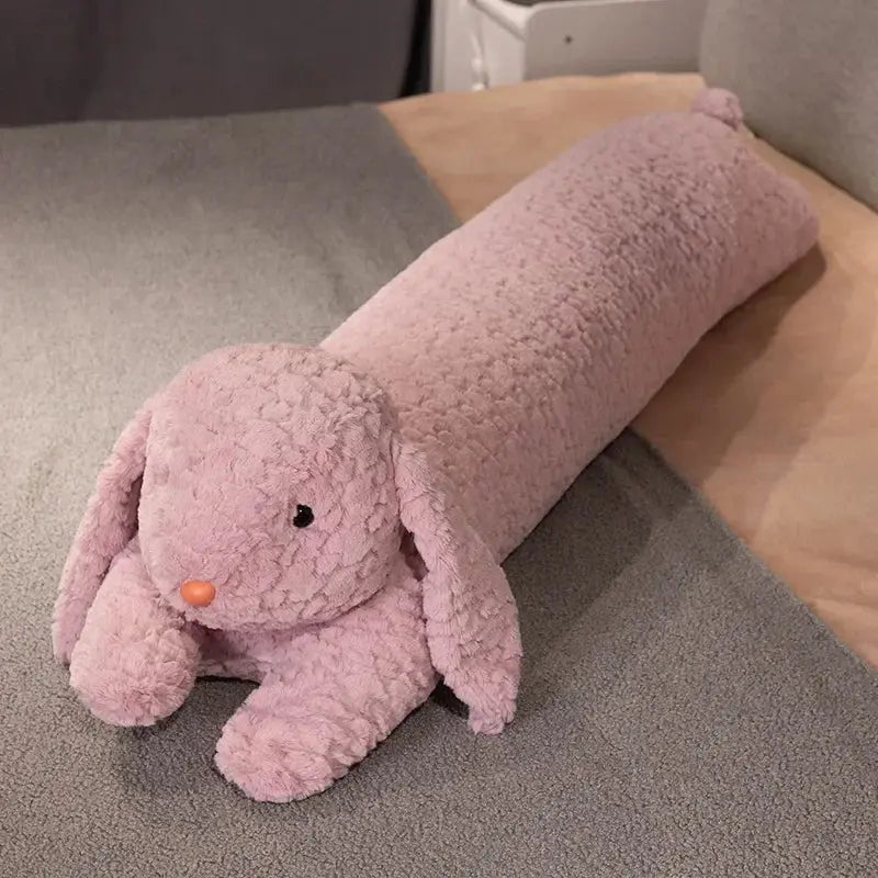 Large Rabbit and Dog Long Plush Body Pillow, 90cm or 120cm Hugging Cushion | Giant Animal Hug Pillow | Plush Pillows
