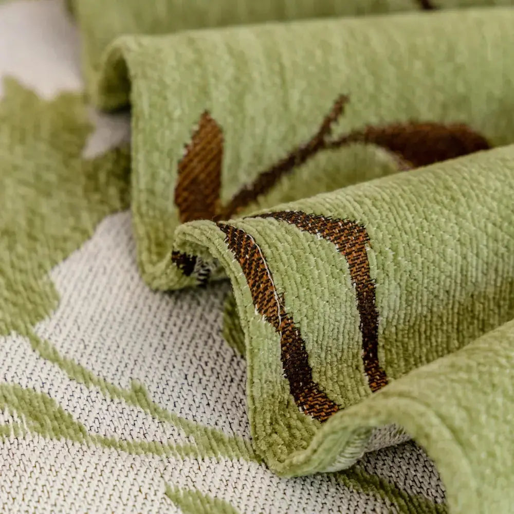Bohemian Chenille Tassel Sofa Cover and Universal Throw, Three Sizes | Boho Chenille for Sofas and Chairs | Throw Blankets