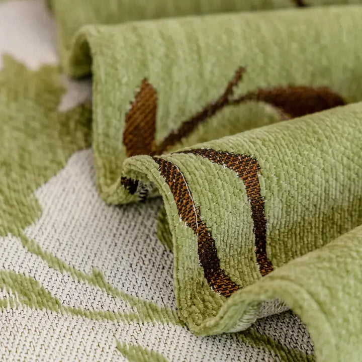 Bohemian Chenille Tassel Sofa Cover and Universal Throw, Three Sizes | Boho Chenille for Sofas and Chairs | Throw Blankets