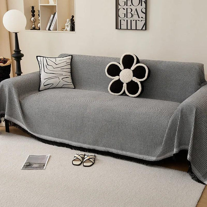 All-Season Cotton Yarn Sofa Cover Blanket for Home and Camping | Natural Cotton Cover for Furniture and Outdoors | Sofa Covers