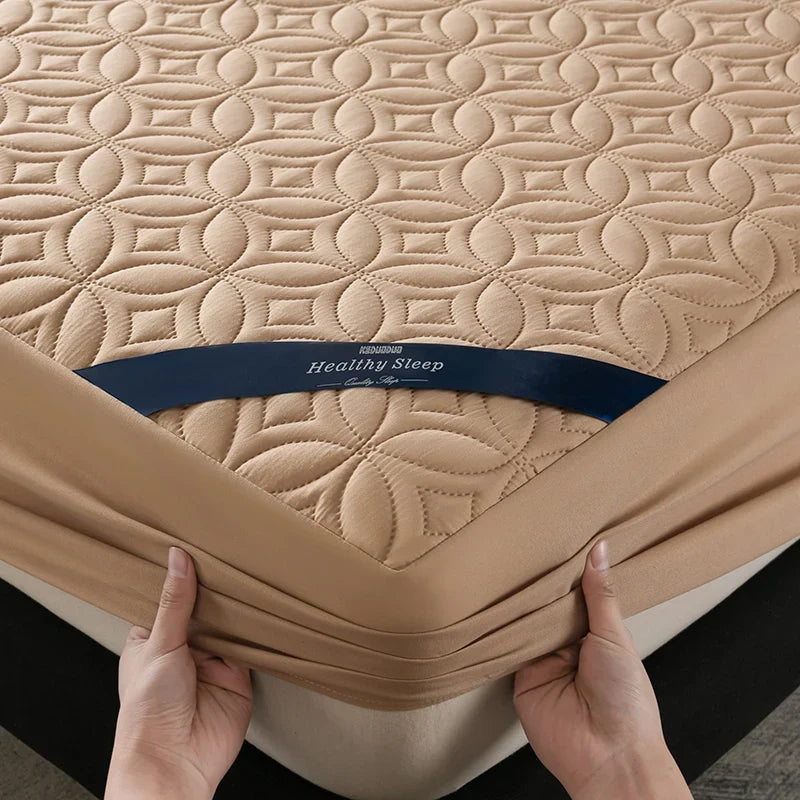 Waterproof Quilted Mattress Protector with 12 Inch Deep Pocket | Quilted Protection for Your Mattress | Mattress Protectors