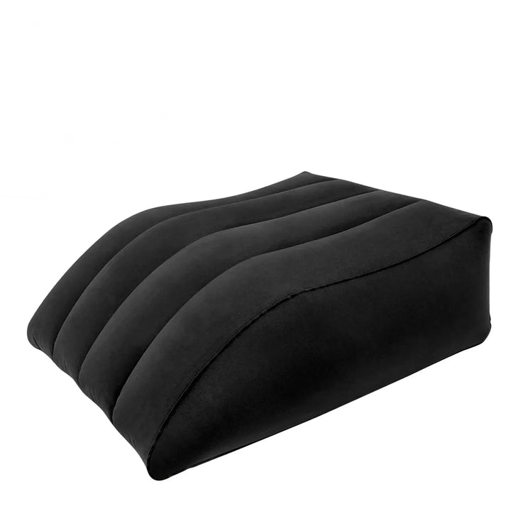 Inflatable Leg Elevation Pillow with Soft Flocked Finish | Portable Leg Lift Anywhere | Wedge Pillows