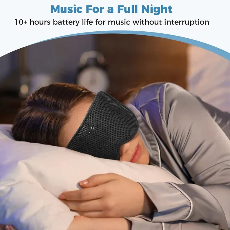Bluetooth Sleep Mask with Headphones and Hands-Free Calling | Listen, Rest and Take Calls | Sleep Masks