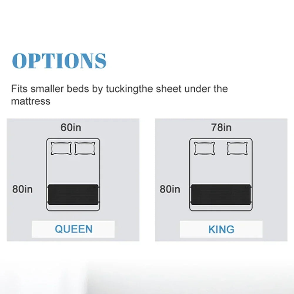 Grounding Mattress Pad with Adjustable Straps for Bed Use | Conductive Mattress Layer | Mattress Pads