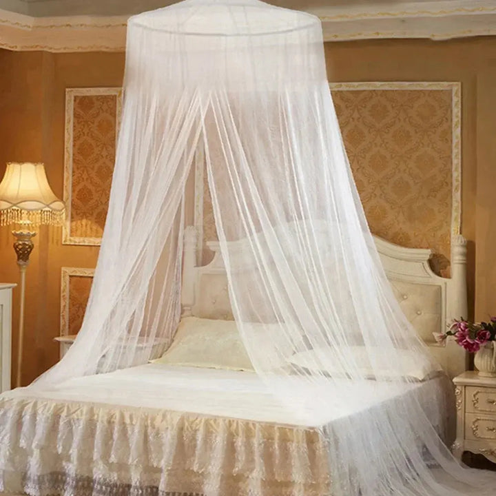 Large Dome Hanging Mosquito Net Bed Canopy for Queen, King and Twin Beds | Light Mesh Protection for Warm Nights | Bed Canopies