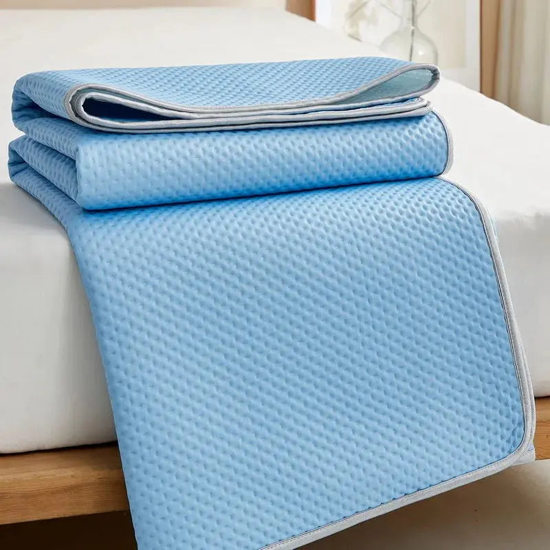 Breathable Ice Silk Cooling Bed Mat, Soft Washable Summer Pad | Ice Silk Mat for Hot Sleepers | Cooling Mats