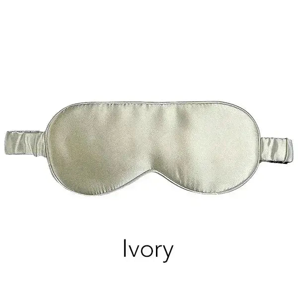 Bamboo Rayon Sleep Mask with Adjustable Strap and Light Blocking Design | Silky Bamboo Blackout Mask | Sleep Masks