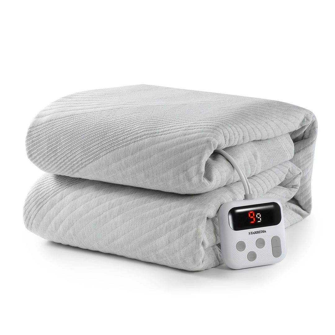 Electric Heated Mattress Pad with 10 Heat Settings and Deep Pocket | Adjustable Warmth for Your Bed | Heated Mattress Pads