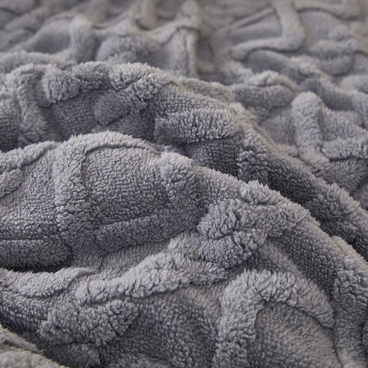 Thick Sherpa-Style Fleece Winter Blanket in Multiple Sizes | Heavyweight Warmth for Winter | Throw Blankets
