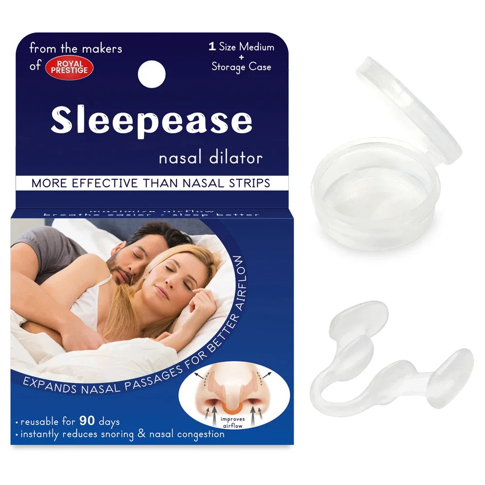 Soft Silicone Nose Clip for Easier Night Breathing and Stuffy Nights | Soft Clip for Open Nasal Airways | Nasal Aids