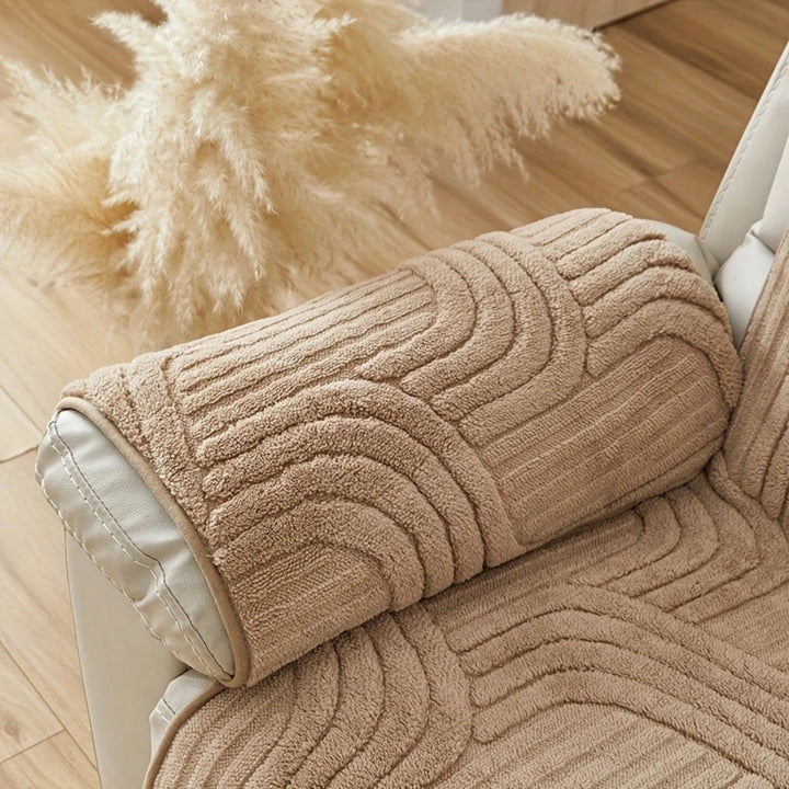 Thickened Plush Anti-Slip Recliner Cover, 22 x 79in Microfiber | Plush Cover for Favorite Recliners | Recliner Covers