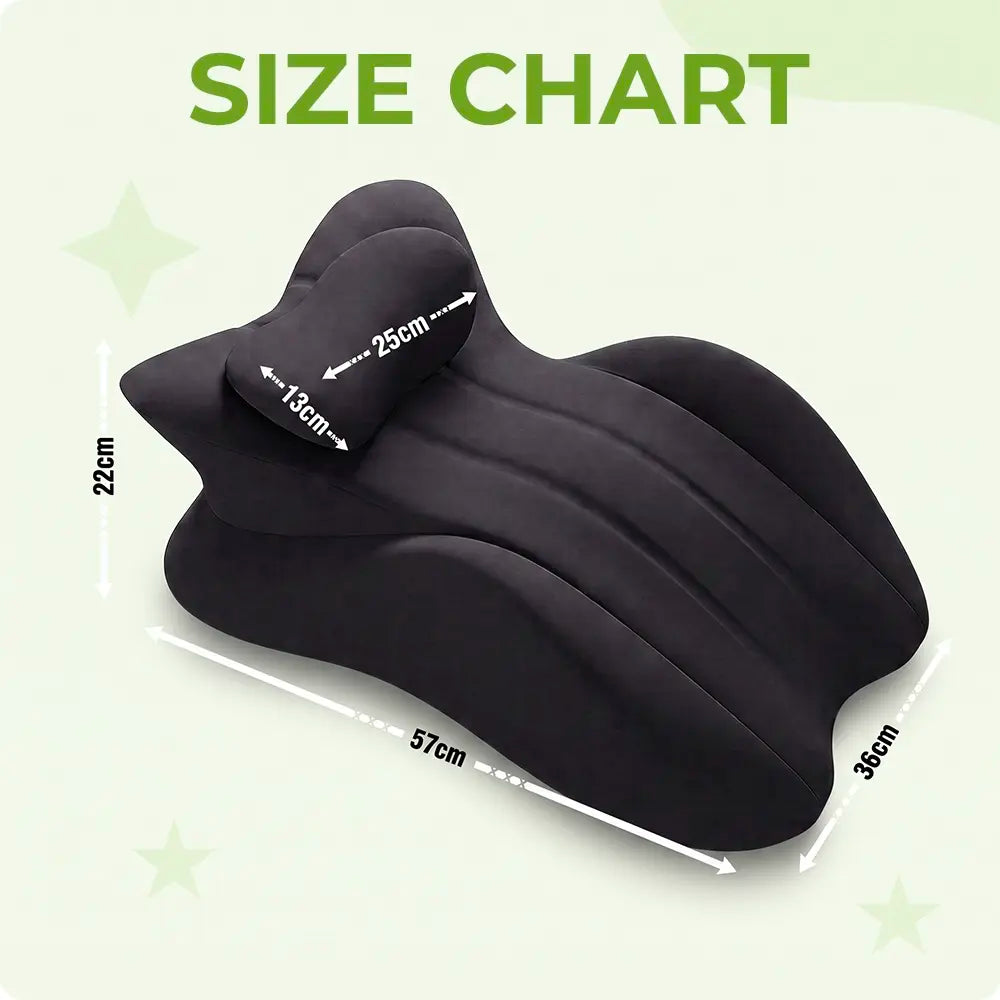 Inflatable Comfort Pillow for Every Position in Four Colours | Adjustable Support Anywhere | Inflatable Pillows