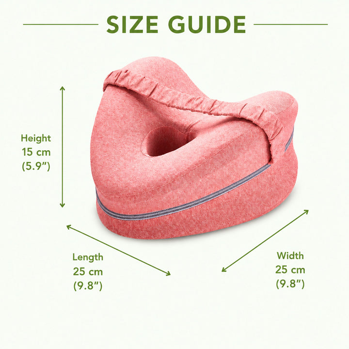 Memory Foam Leg and Knee Support Pillow for Side Sleepers | Hip and Knee Alignment | Wedge Pillows