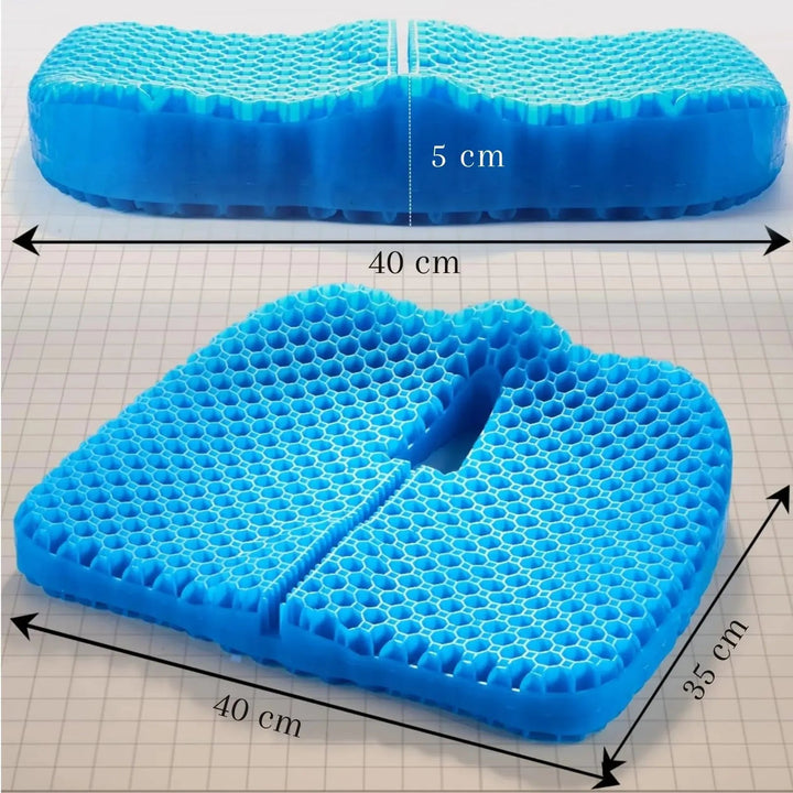 Honeycomb Gel Car Seat Cushion for Commuters and Drivers | Cooler Comfort Behind the Wheel | Seat Cushions