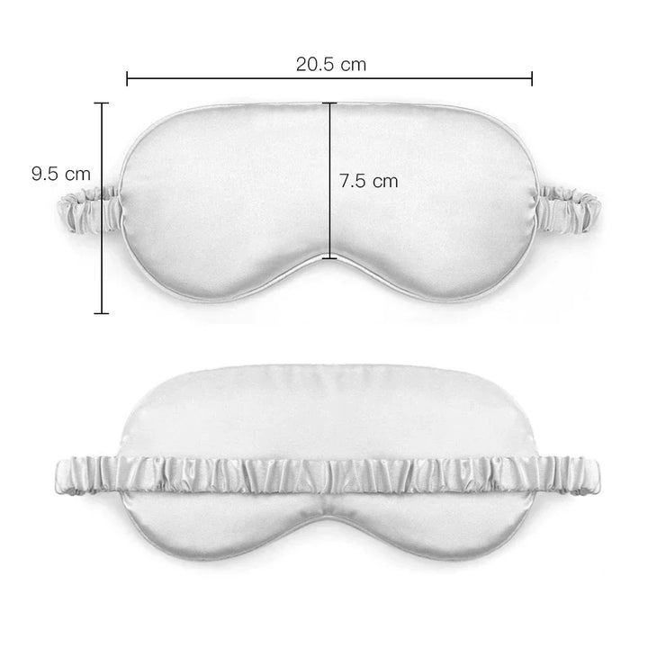 22 Momme Mulberry Silk Sleep Eye Mask for Deep, Dark Rest | Pure Mulberry Silk for Dark, Calm Sleep | Sleep Masks
