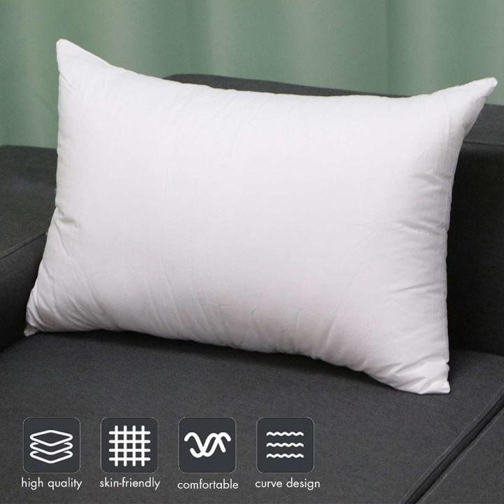 Hypoallergenic Microfibre Sleeping Pillow for All Night Comfort | Soft Microfibre Support All Night | Bed Pillows