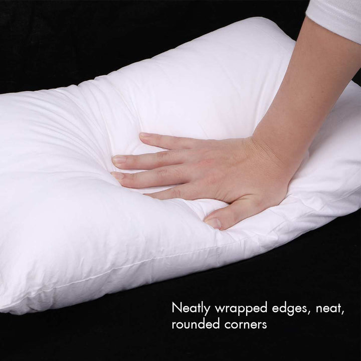 3-in-1 Microfibre Sleeping Pillow with Allergen-Resistant Coating | All-Night Comfort, Cool Feel | Bed Pillows