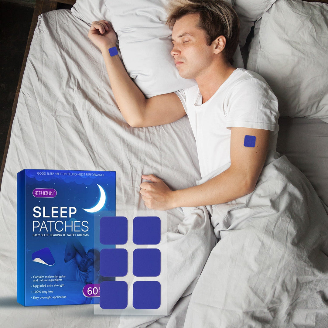 Overnight Slow Release Magnesium Bedtime Patches for a Calm Routine | Easy Overnight Patch, No Pills | Sleep Aids