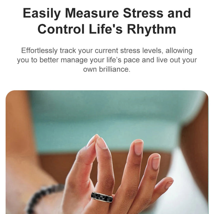 Smart Ring with Rotating Spinner, Charging Case and Sleep Tracking | Track Your Day and Fidget Too | Smart Rings
