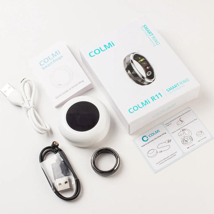 Smart Ring with Rotating Spinner, Charging Case and Sleep Tracking | Track Your Day and Fidget Too | Smart Rings
