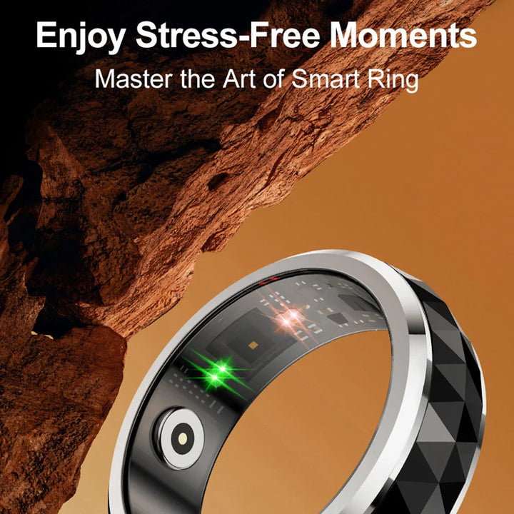 Smart Ring with Rotating Spinner, Charging Case and Sleep Tracking | Track Your Day and Fidget Too | Smart Rings