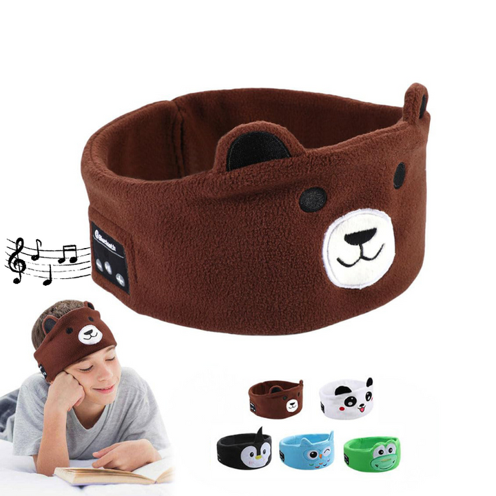Kids Bluetooth Sleep Mask with Speakers and Cute Animal Designs | Bedtime Stories Without Earphones | Sleep Masks