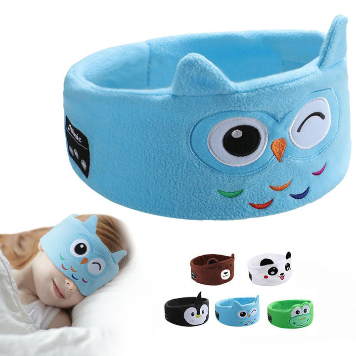 Kids Bluetooth Sleep Mask with Speakers and Cute Animal Designs | Bedtime Stories Without Earphones | Sleep Masks