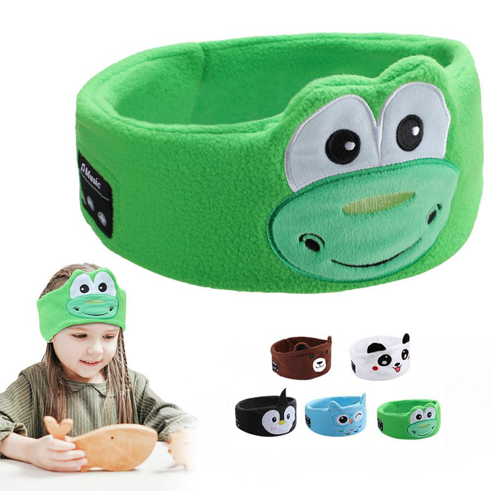 Kids Bluetooth Sleep Mask with Speakers and Cute Animal Designs | Bedtime Stories Without Earphones | Sleep Masks