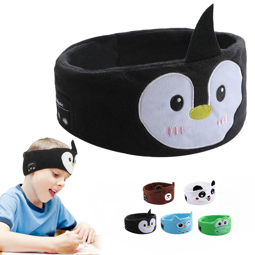 Kids Bluetooth Sleep Mask with Speakers and Cute Animal Designs | Bedtime Stories Without Earphones | Sleep Masks