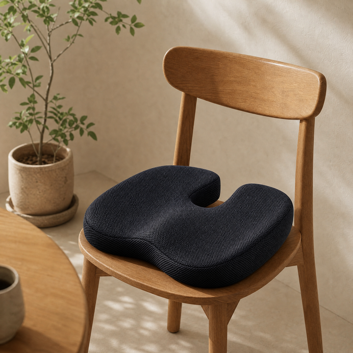 U-Shaped Cutout Seat Cushion for Tailbone Comfort at Work and Driving | U-Shaped Cutout for Tailbone Relief | Seat Cushions
