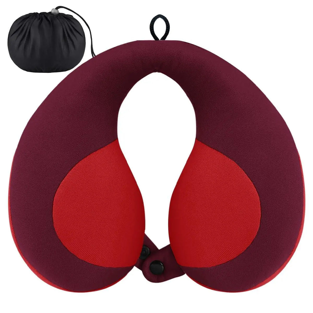 Kids Chin Support Travel Neck Pillow, Plush U-Shaped | Heads Up on Family Trips | Travel Pillows