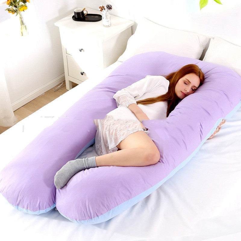 U-Shaped Full Body Pregnancy Pillow for Side Sleeping and Maternity Support