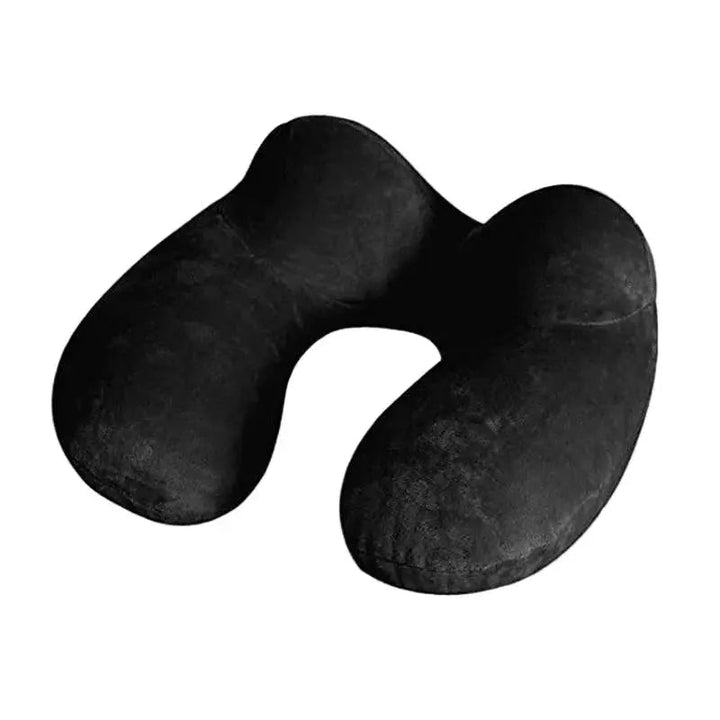 U-Shape Inflatable Travel Neck Pillow with Adjustable Air Firmness | Inflatable Pillow That Packs Small | Travel Pillows