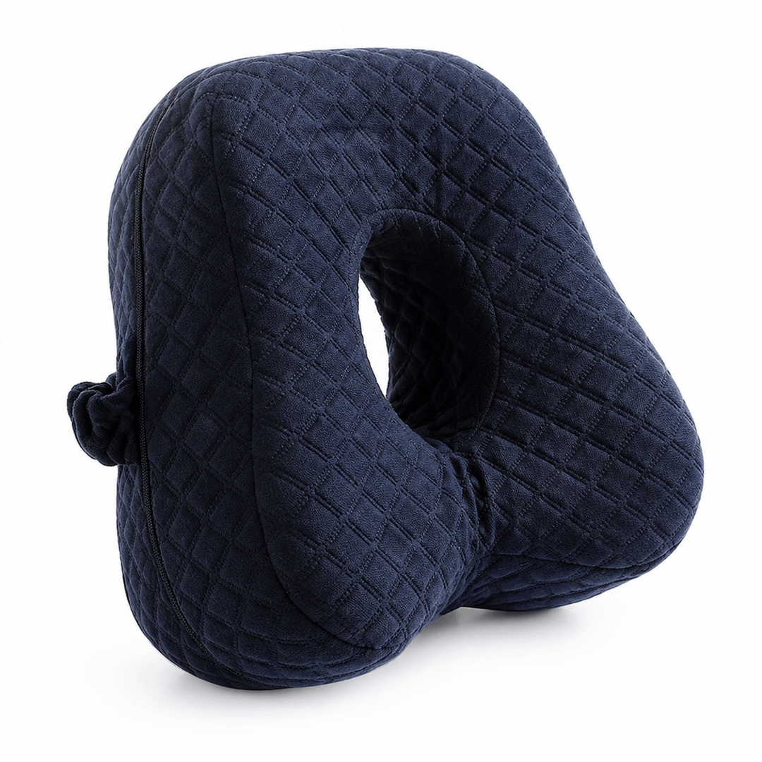 Butterfly Contour Memory Foam Knee Pillow with Elastic Strap | Strap-On Knee Support That Stays Put | Knee Pillows