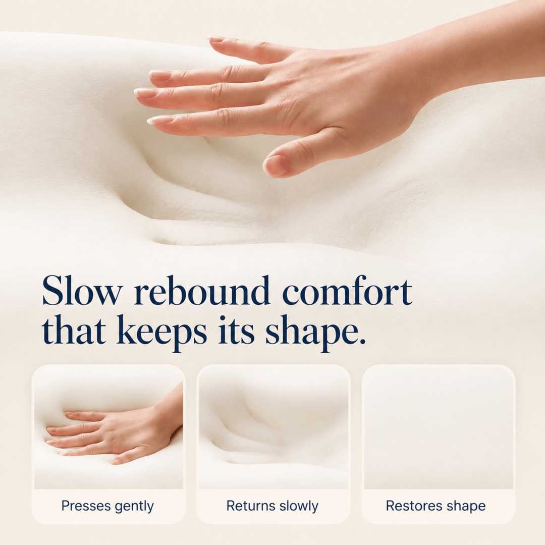 Contoured Wedge Pillow with Neck Support and Removable Zip Cover | Gradual Incline With a Neck Cradle | Wedge Pillows