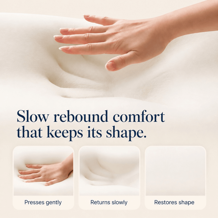 Contoured Wedge Pillow with Neck Support and Removable Zip Cover | Gradual Incline With a Neck Cradle | Wedge Pillows