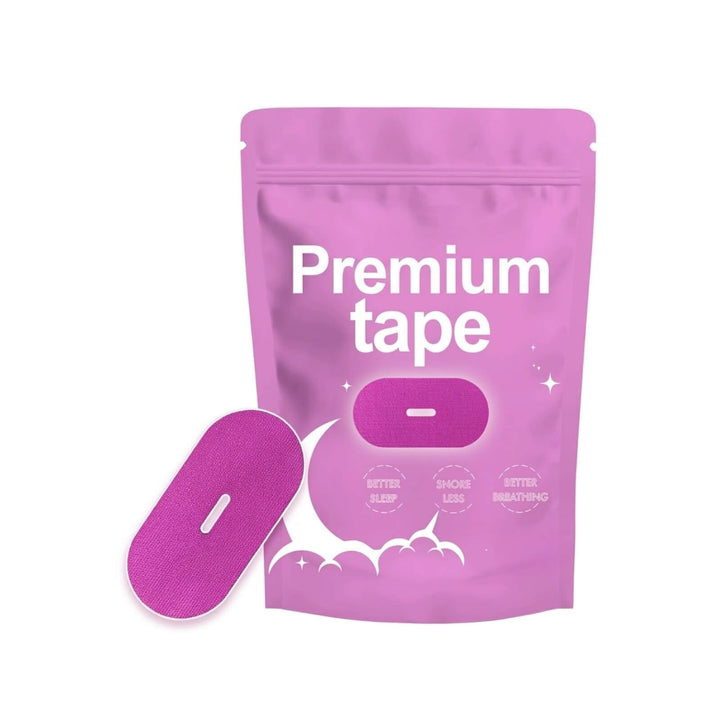 Breathable Sleep Strips with Gentle Adhesive in Pink or Black | Breathable Strips for a Calmer Evening | Sleep Accessories