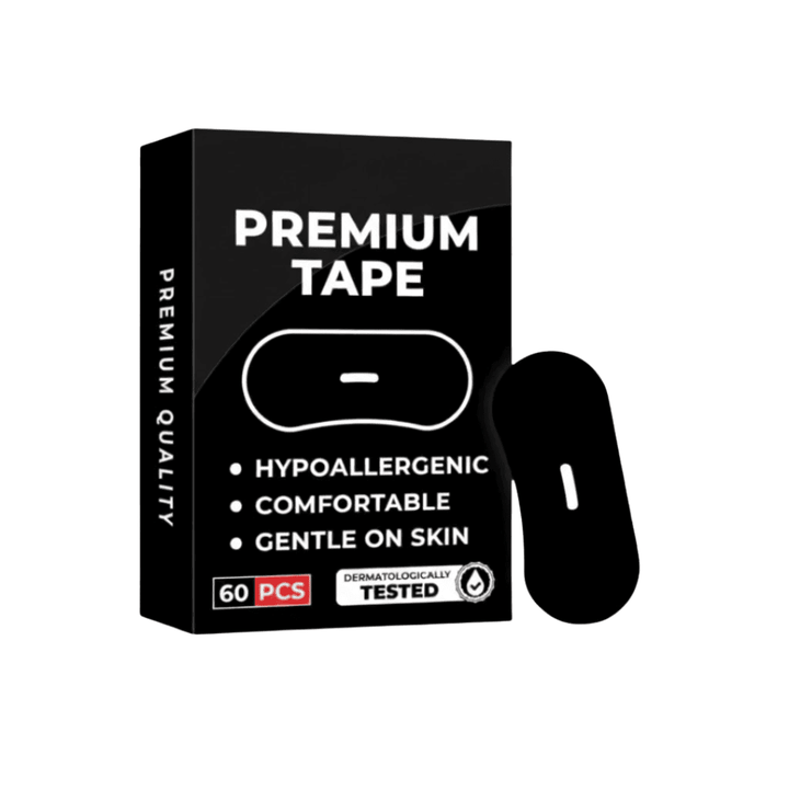 Cotton Sleep Mouth Tape Strips, Latex-Free, in 30, 60 or 90 Packs | Gentle Cotton Strips for Bedtime Routine | Sleep Accessories