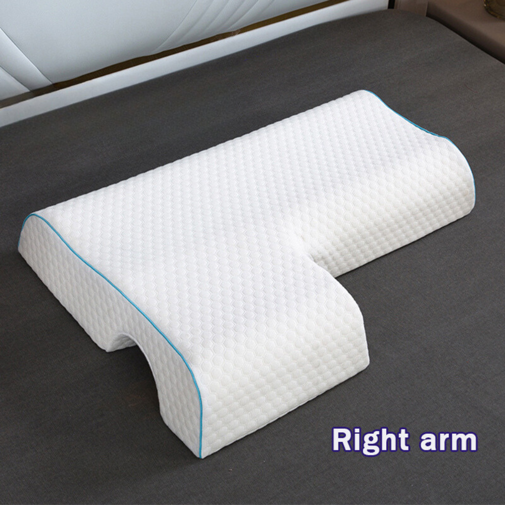 Side Sleeper Shoulder Pillow with Arm Pocket and Cooling Gel Foam | Arm Pocket Keeps Shoulders Comfortable | Bed Pillows