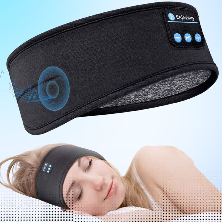 Bluetooth Sleep Headphones Headband with Flat Speakers for Side Sleepers | Soft Headband With Flat Speakers | Sleep Masks