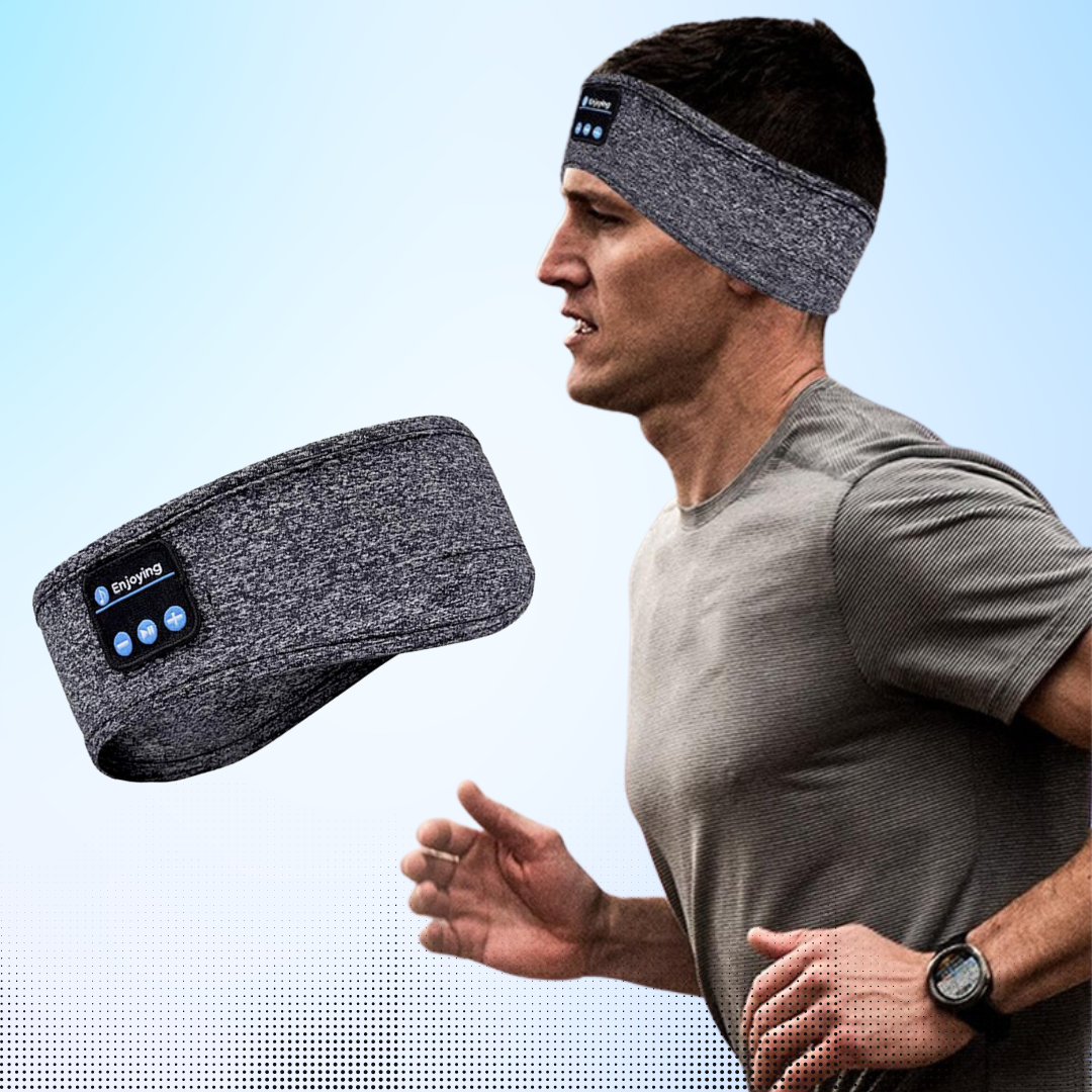 Bluetooth Sleep Headphones Headband with Flat Speakers for Side Sleepers | Soft Headband With Flat Speakers | Sleep Masks