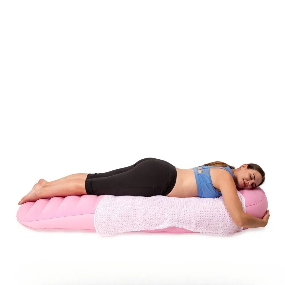 Inflatable Pregnancy Mattress with Belly Hollow and Two Air Chambers | Inflatable Rest With Bump Space | Pregnancy Pillows