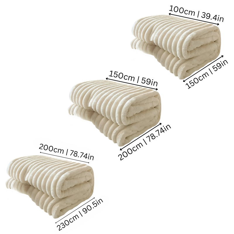 Ultra Soft Flannel Blanket in Three Sizes and Four Colours | Soft Flannel Hugs Back | Flannel Blankets