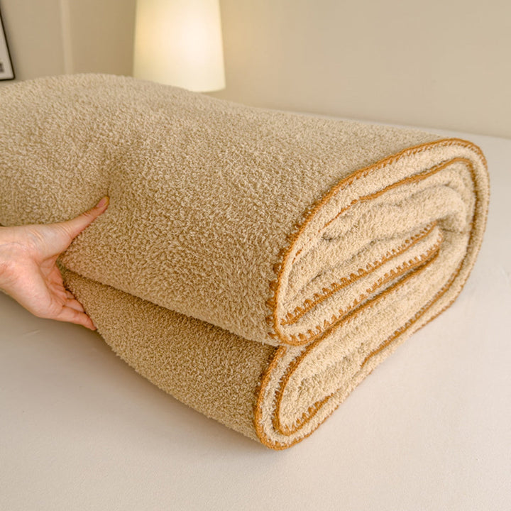 Bouclé Textured Plush Winter Blanket, Thick Microfiber Throw | Plush Bouclé Weight and Warmth | Throw Blankets