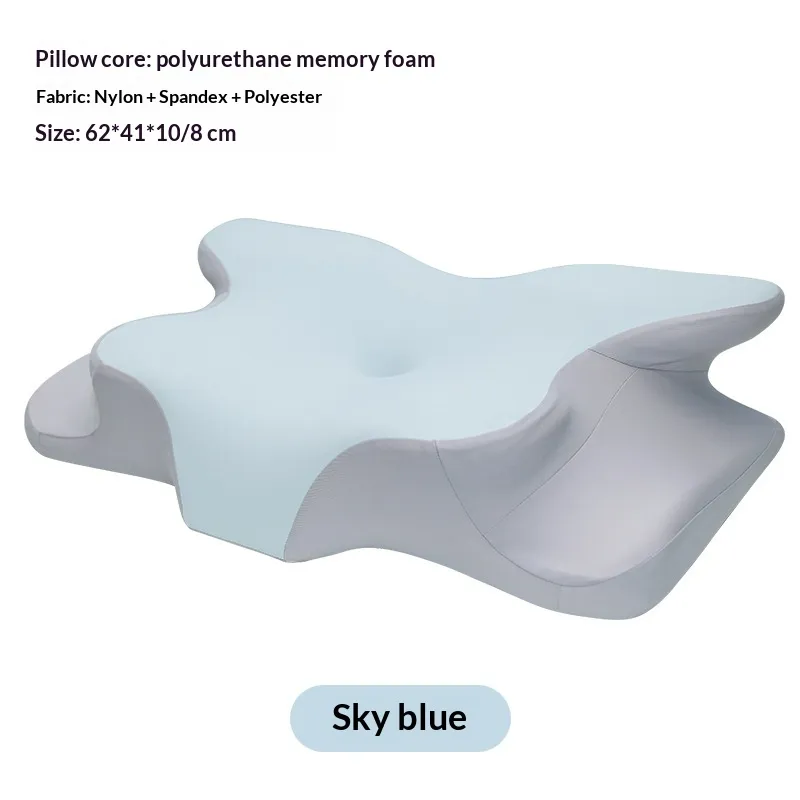 Wearclo | Ergonomic Sleep Support Pillow | Neck &amp; Head Alignment | Memory Foam