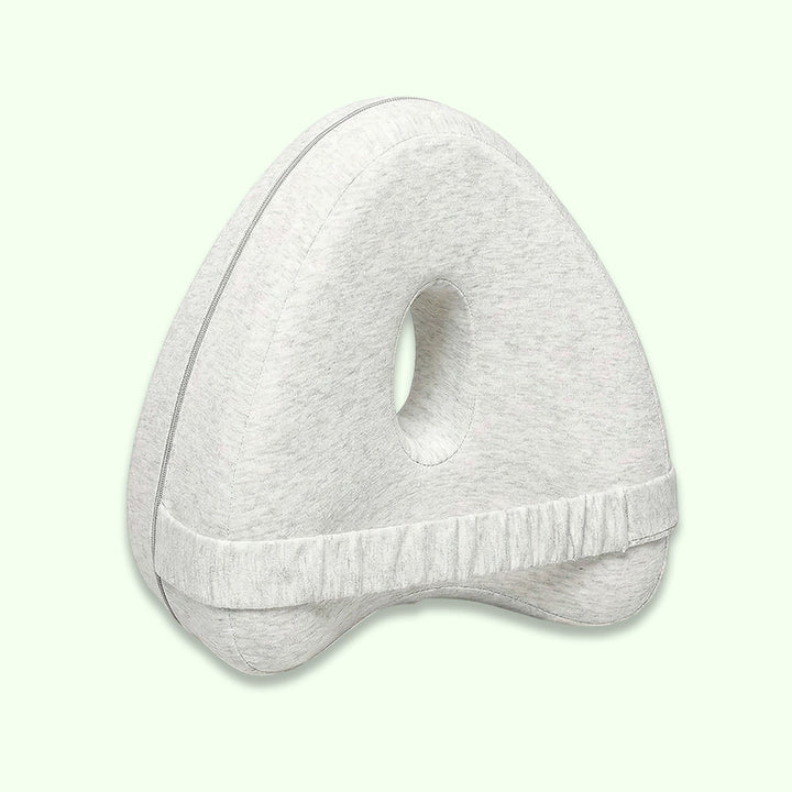 Leg and Knee Memory Foam Support Pillow in Pink, White or Grey | Soft Support for Legs and Knees | Knee Pillows