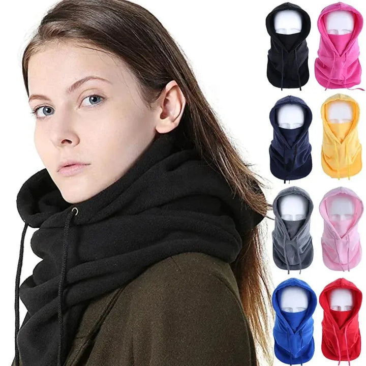 Thick Thermal Fleece Windproof Balaclava Ski Scarf with Adjustable Fit | Stay-Put Fleece Cover for Cold Days | Balaclavas
