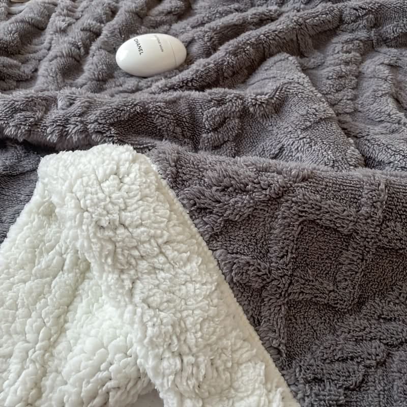 Soft Comfort Blanket in Durable Fabric Blend for Bed, Sofa and Travel | Versatile Comfort Blanket for Any Room | Throw Blankets