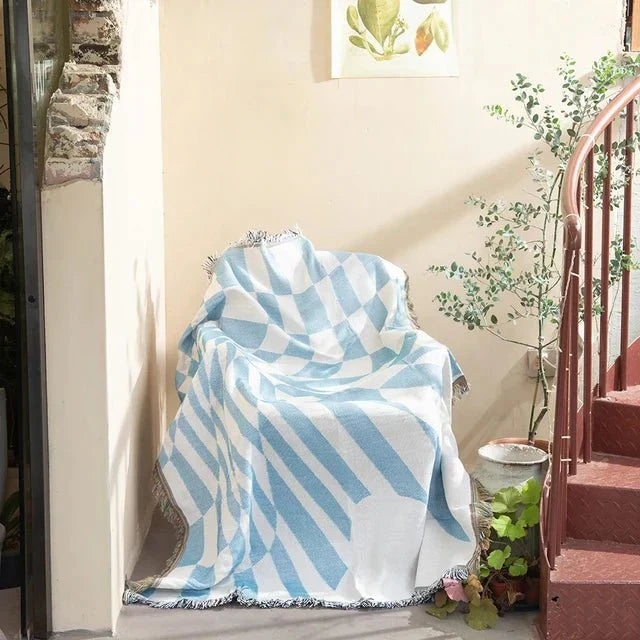 Jacquard Woven Tapestry Throw Blanket with Anti-Pilling Fabric | Woven Tapestry Art for Your Home | Throw Blankets